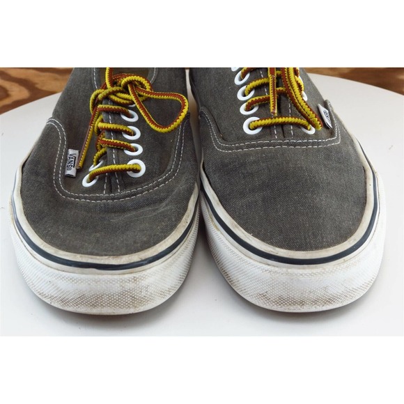 VANS Women Sz 8.5 M Gray Lace Up Skateboarding Fabric Shoe - Picture 2 of 9